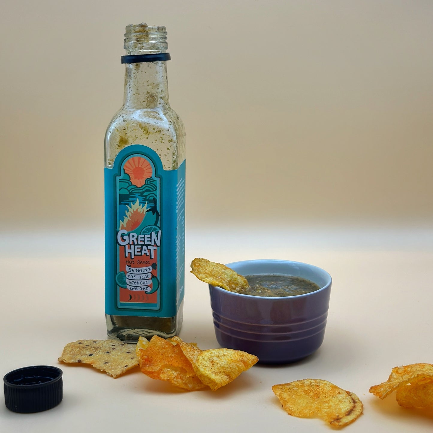 Green Heat hot sauce (227 ml)