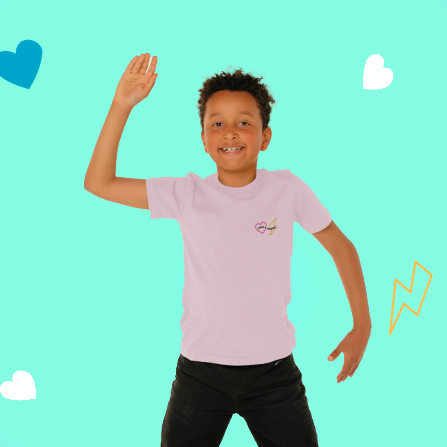 Octo-Kids Love and Power T-shirt